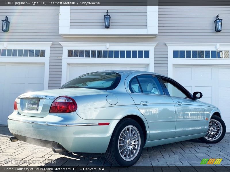 Seafrost Metallic / Ivory/Mocha 2007 Jaguar S-Type 3.0
