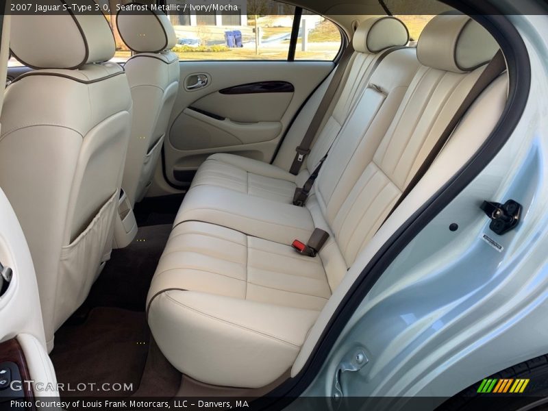 Seafrost Metallic / Ivory/Mocha 2007 Jaguar S-Type 3.0