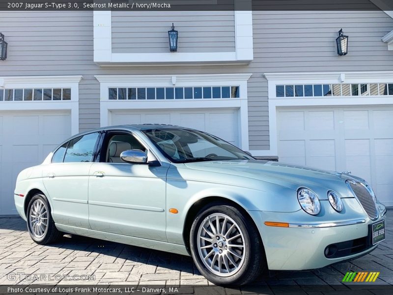 Seafrost Metallic / Ivory/Mocha 2007 Jaguar S-Type 3.0