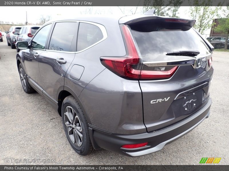 Sonic Gray Pearl / Gray 2020 Honda CR-V EX AWD