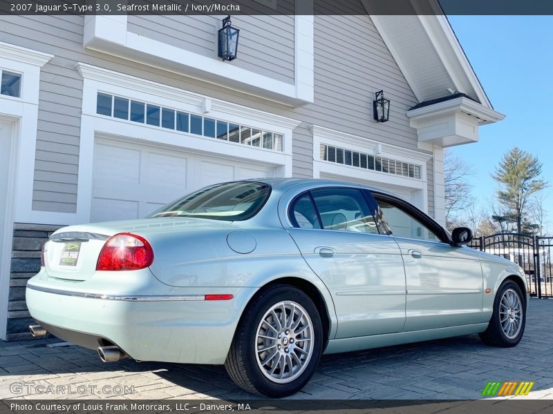 Seafrost Metallic / Ivory/Mocha 2007 Jaguar S-Type 3.0