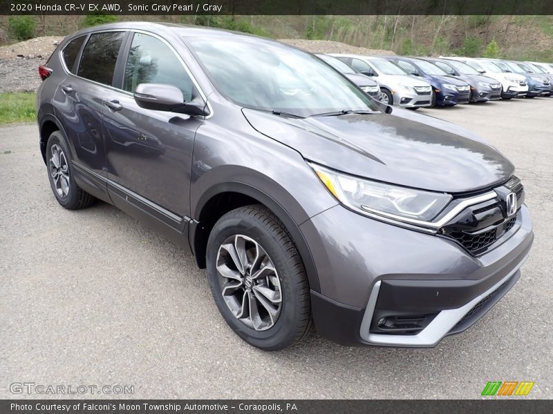 Sonic Gray Pearl / Gray 2020 Honda CR-V EX AWD