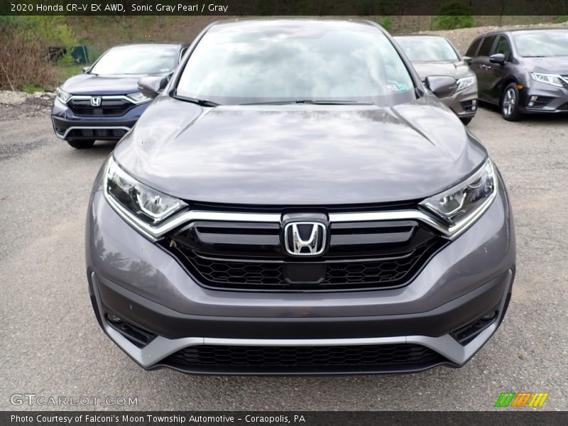 Sonic Gray Pearl / Gray 2020 Honda CR-V EX AWD