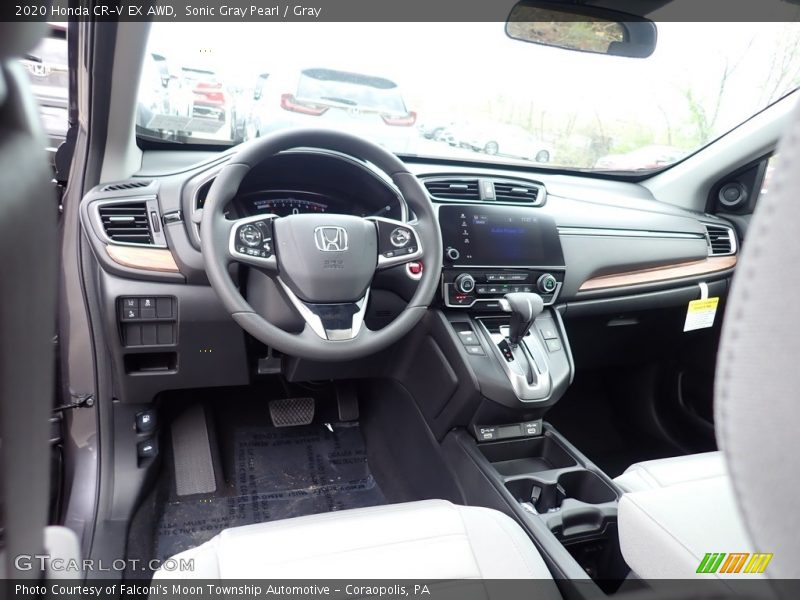 Sonic Gray Pearl / Gray 2020 Honda CR-V EX AWD
