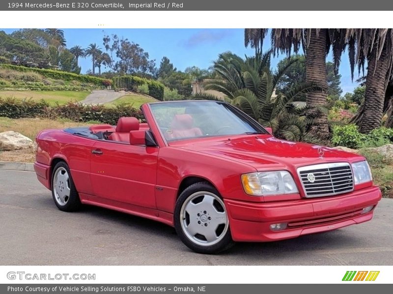 Front 3/4 View of 1994 E 320 Convertible