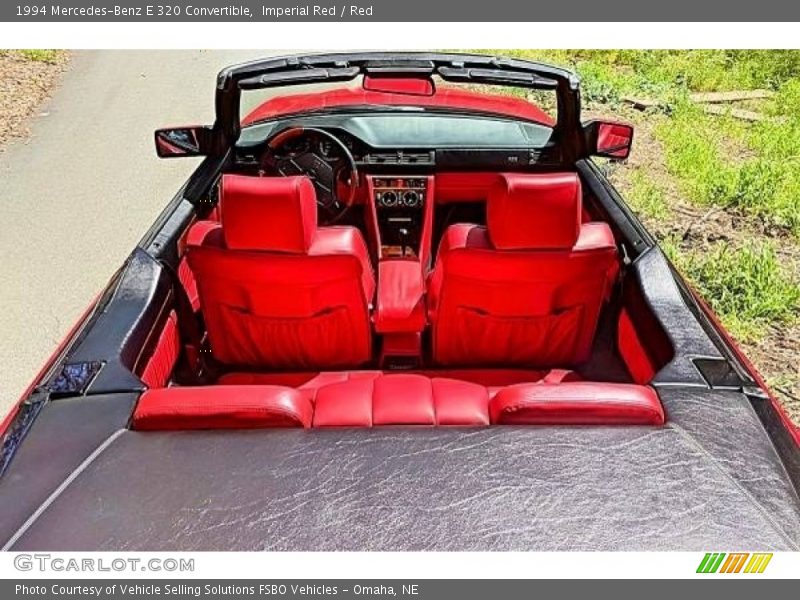 Imperial Red / Red 1994 Mercedes-Benz E 320 Convertible
