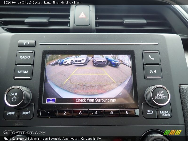 Lunar Silver Metallic / Black 2020 Honda Civic LX Sedan