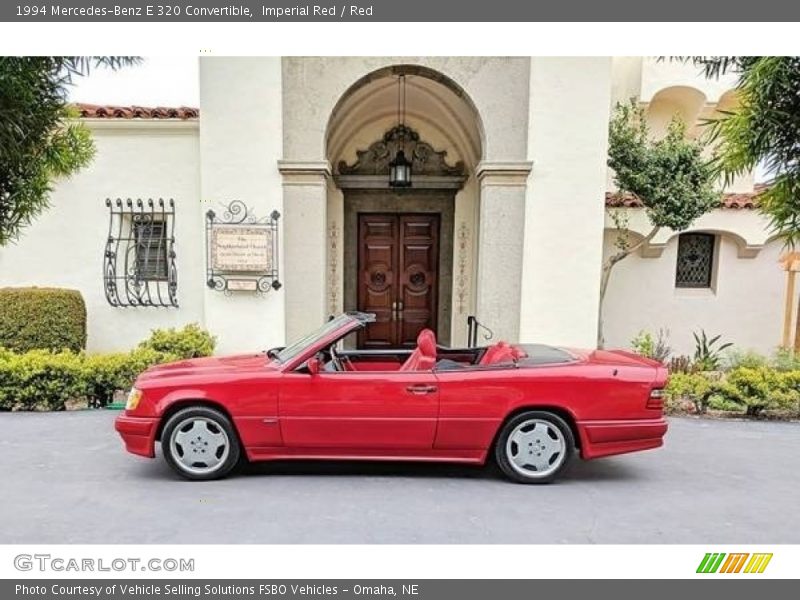  1994 E 320 Convertible Imperial Red