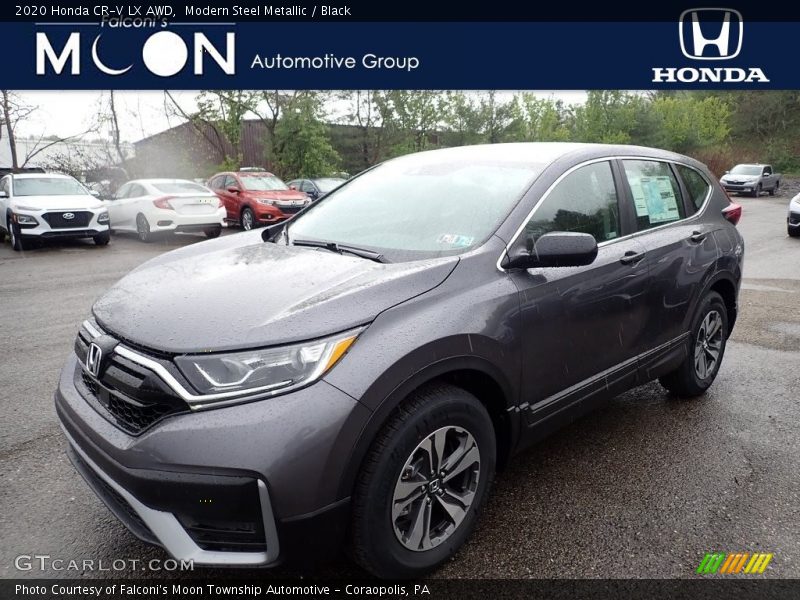 Modern Steel Metallic / Black 2020 Honda CR-V LX AWD