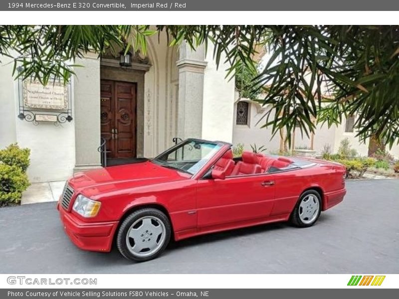  1994 E 320 Convertible Imperial Red