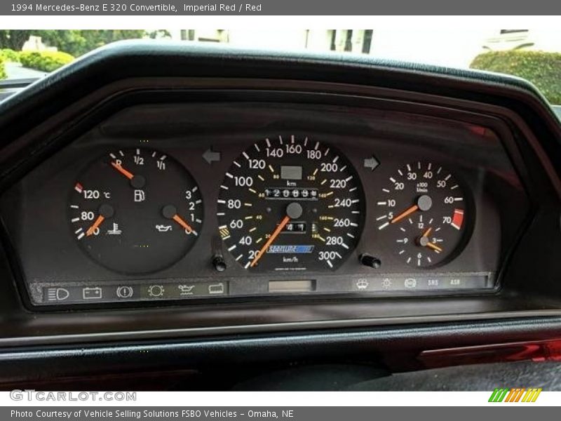  1994 E 320 Convertible 320 Convertible Gauges