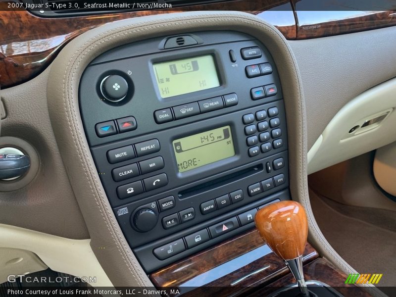 Seafrost Metallic / Ivory/Mocha 2007 Jaguar S-Type 3.0