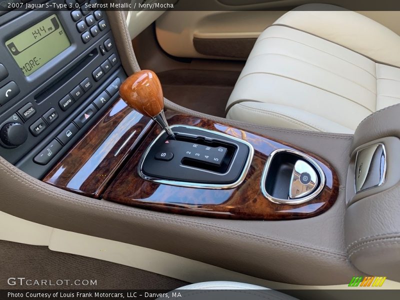 Seafrost Metallic / Ivory/Mocha 2007 Jaguar S-Type 3.0