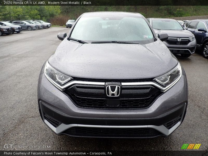 Modern Steel Metallic / Black 2020 Honda CR-V LX AWD