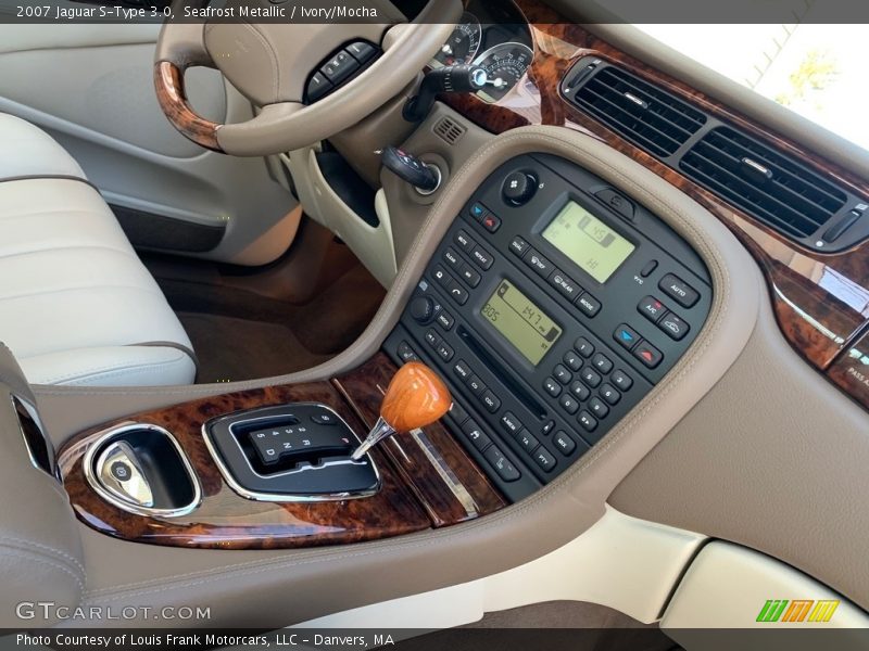 Seafrost Metallic / Ivory/Mocha 2007 Jaguar S-Type 3.0