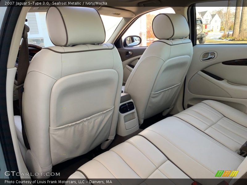 Seafrost Metallic / Ivory/Mocha 2007 Jaguar S-Type 3.0