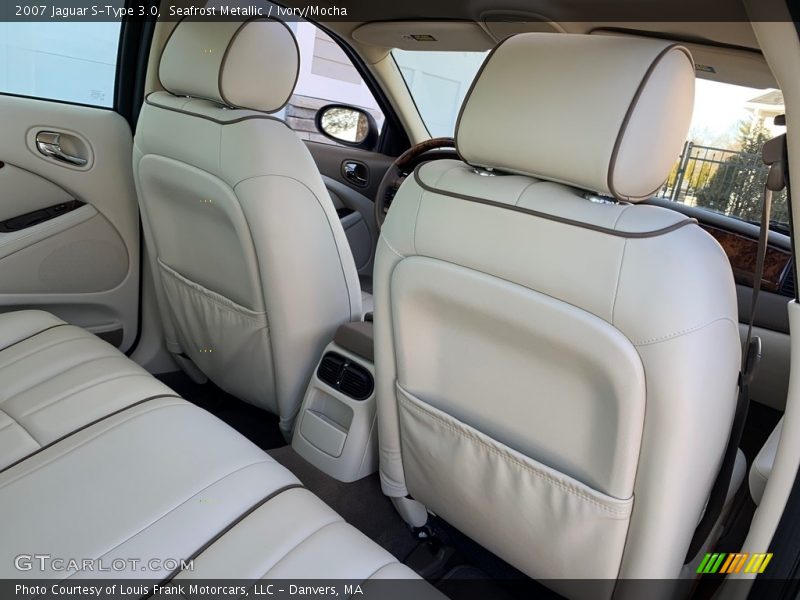 Seafrost Metallic / Ivory/Mocha 2007 Jaguar S-Type 3.0