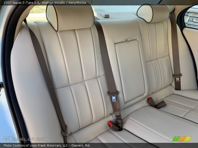 Seafrost Metallic / Ivory/Mocha 2007 Jaguar S-Type 3.0