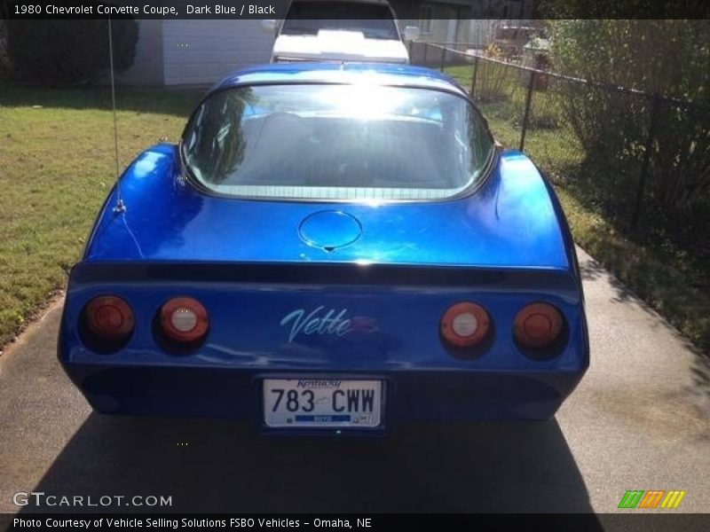 Dark Blue / Black 1980 Chevrolet Corvette Coupe