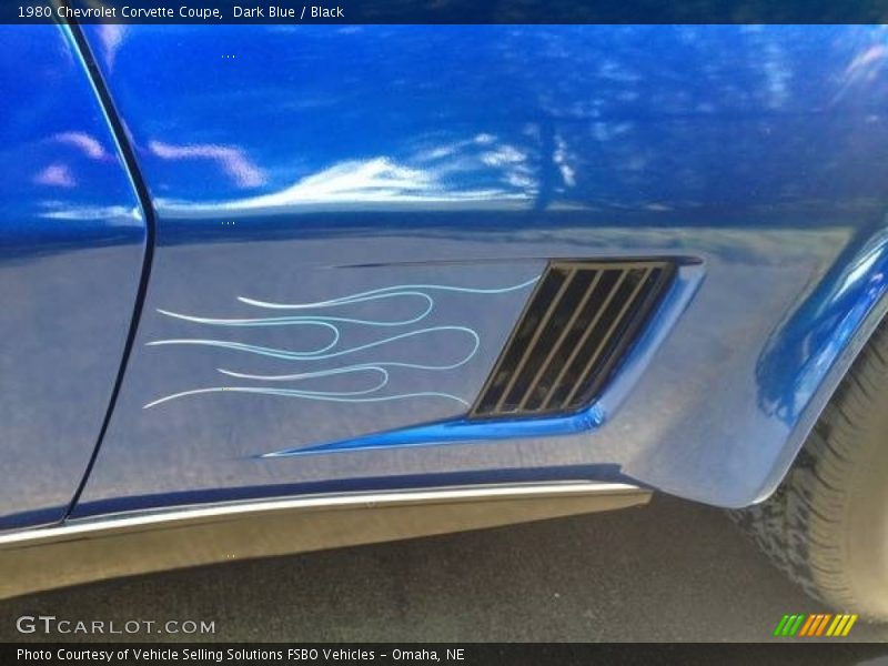Dark Blue / Black 1980 Chevrolet Corvette Coupe