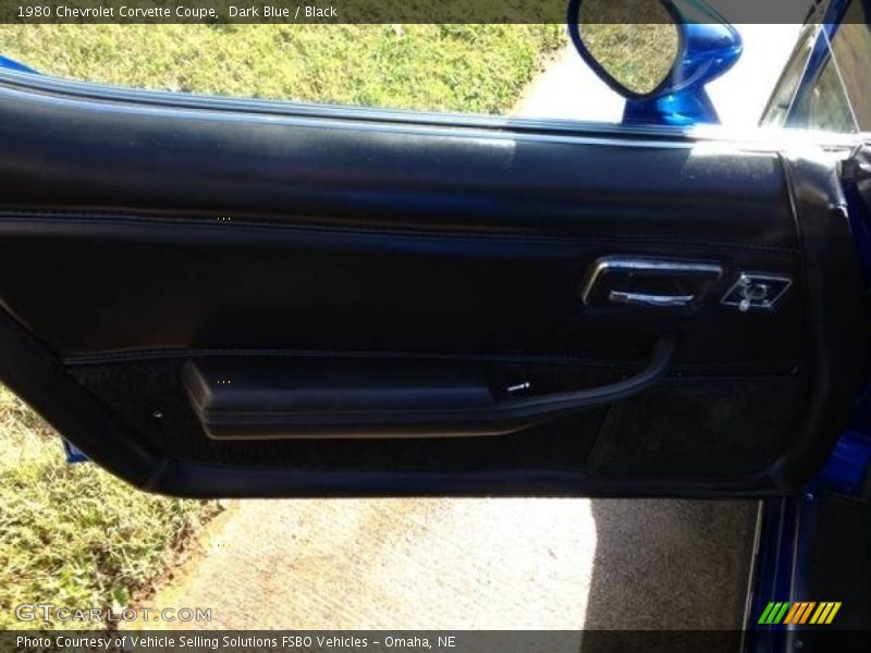 Dark Blue / Black 1980 Chevrolet Corvette Coupe