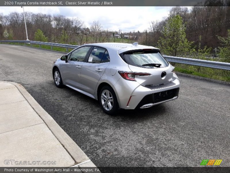 Classic Silver Metallic / Black 2020 Toyota Corolla Hatchback SE