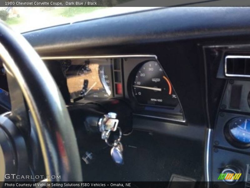 Dark Blue / Black 1980 Chevrolet Corvette Coupe