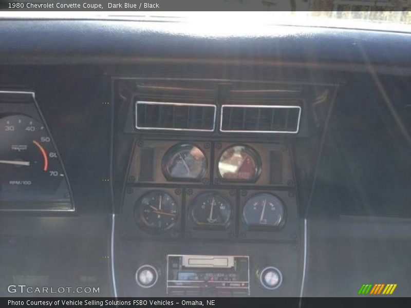 Dark Blue / Black 1980 Chevrolet Corvette Coupe