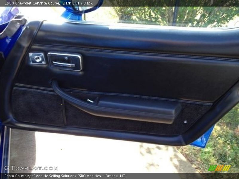 Dark Blue / Black 1980 Chevrolet Corvette Coupe