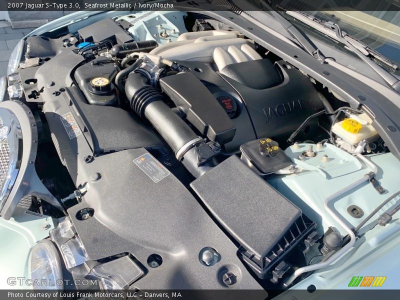 Seafrost Metallic / Ivory/Mocha 2007 Jaguar S-Type 3.0