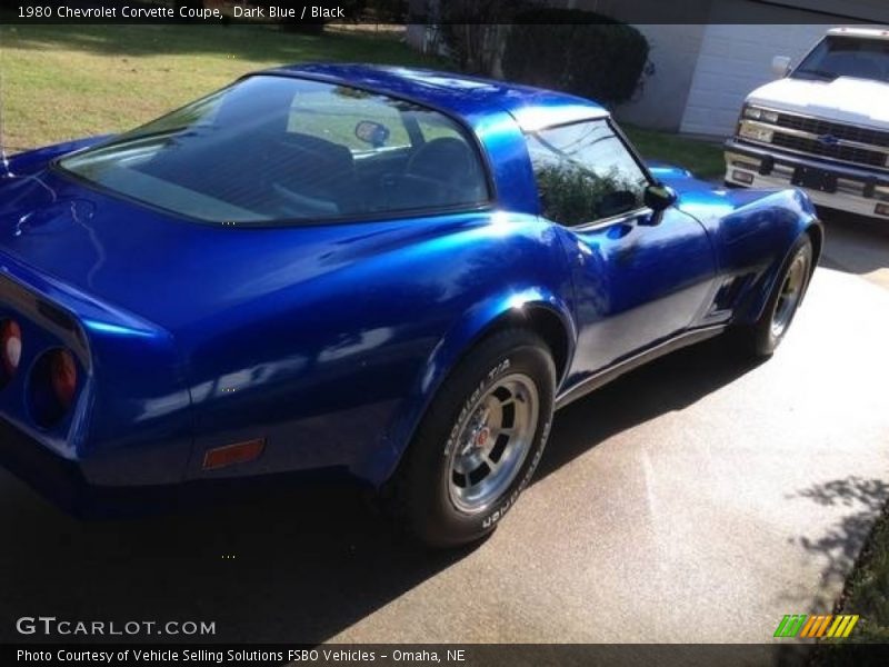 Dark Blue / Black 1980 Chevrolet Corvette Coupe