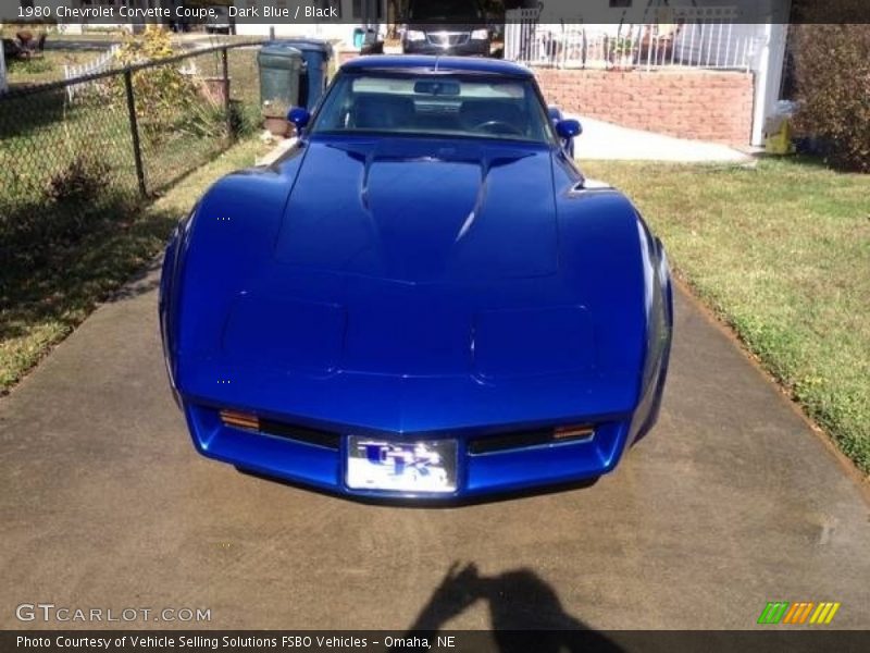 Dark Blue / Black 1980 Chevrolet Corvette Coupe