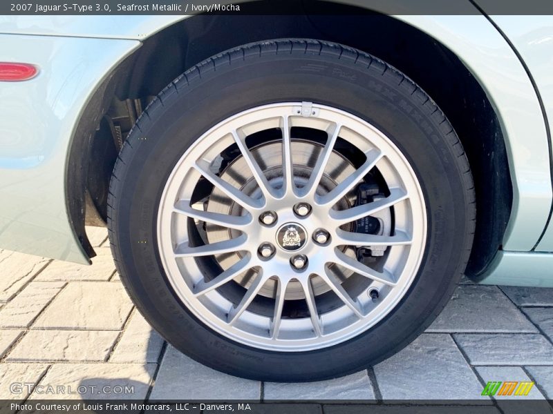 Seafrost Metallic / Ivory/Mocha 2007 Jaguar S-Type 3.0