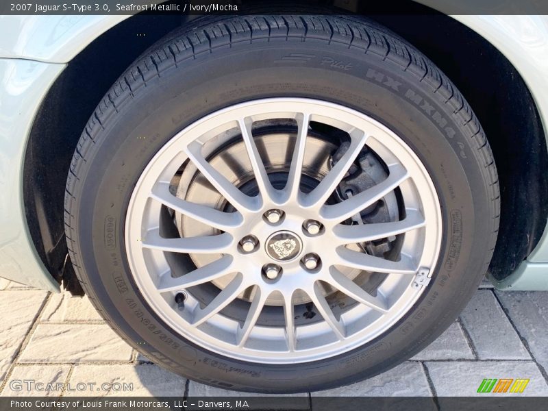 Seafrost Metallic / Ivory/Mocha 2007 Jaguar S-Type 3.0