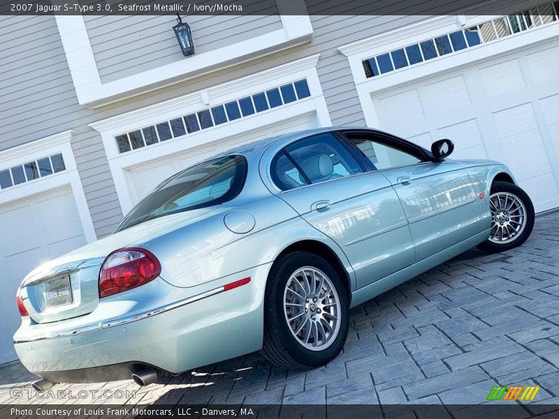 Seafrost Metallic / Ivory/Mocha 2007 Jaguar S-Type 3.0