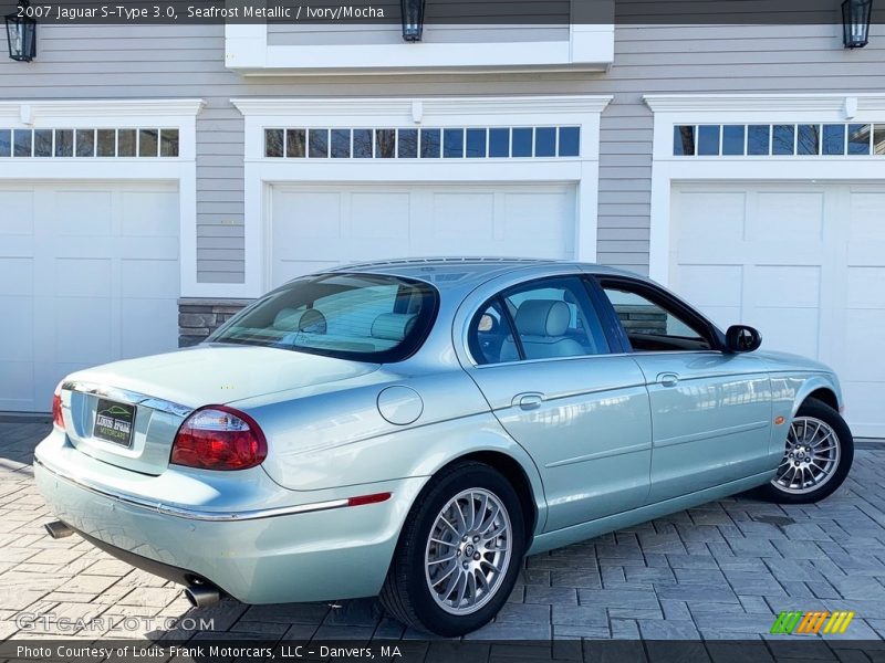Seafrost Metallic / Ivory/Mocha 2007 Jaguar S-Type 3.0
