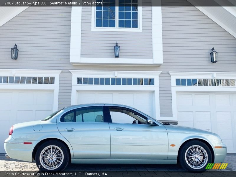Seafrost Metallic / Ivory/Mocha 2007 Jaguar S-Type 3.0