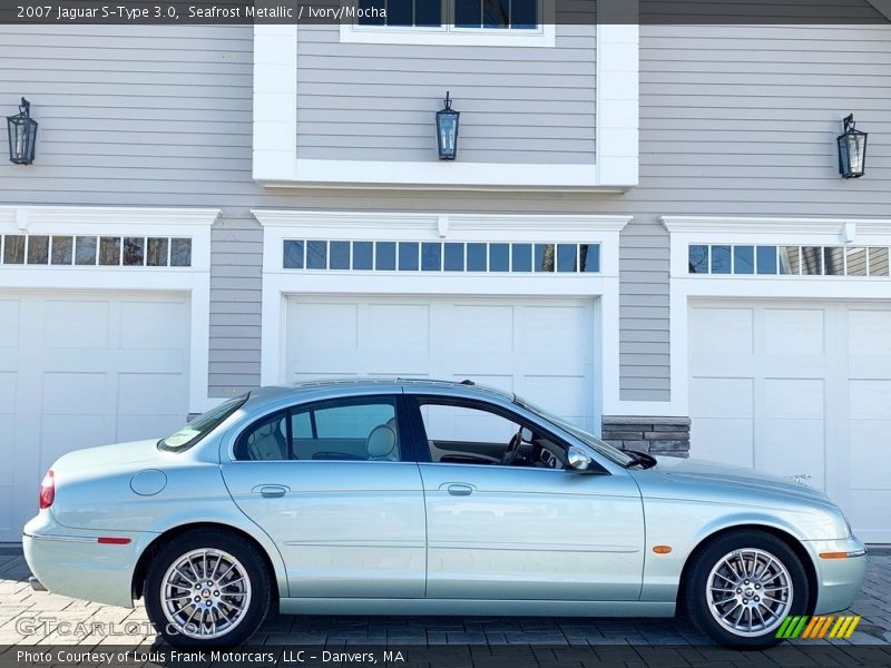 Seafrost Metallic / Ivory/Mocha 2007 Jaguar S-Type 3.0