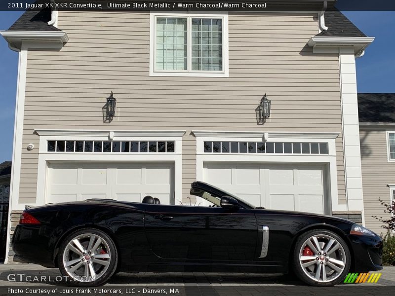 Ultimate Black Metallic / Warm Charcoal/Warm Charcoal 2011 Jaguar XK XKR Convertible