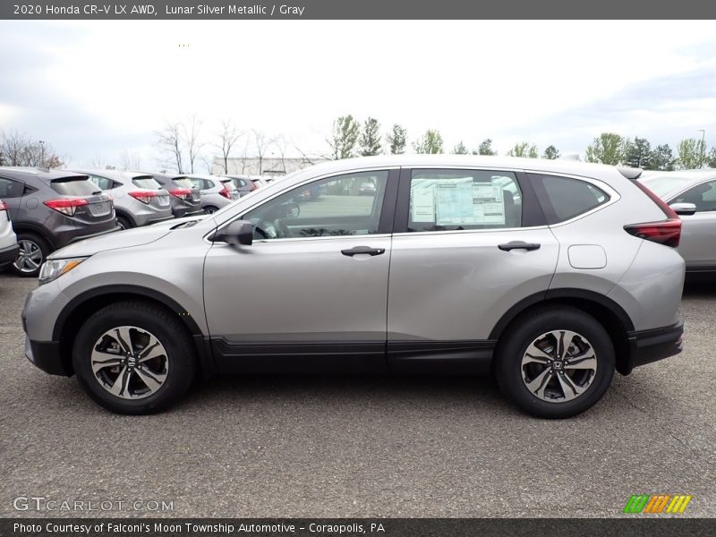 Lunar Silver Metallic / Gray 2020 Honda CR-V LX AWD