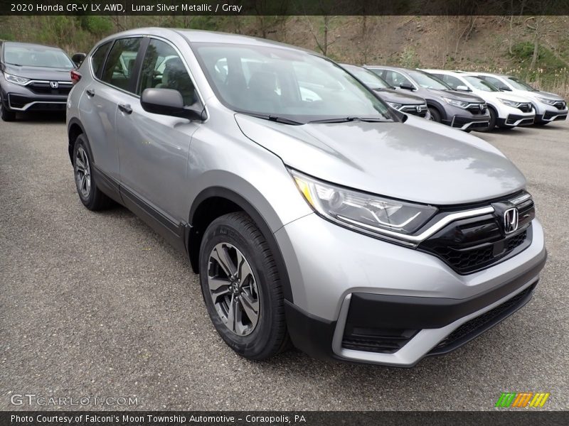 Lunar Silver Metallic / Gray 2020 Honda CR-V LX AWD