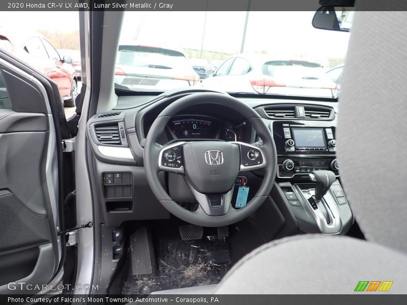 Lunar Silver Metallic / Gray 2020 Honda CR-V LX AWD