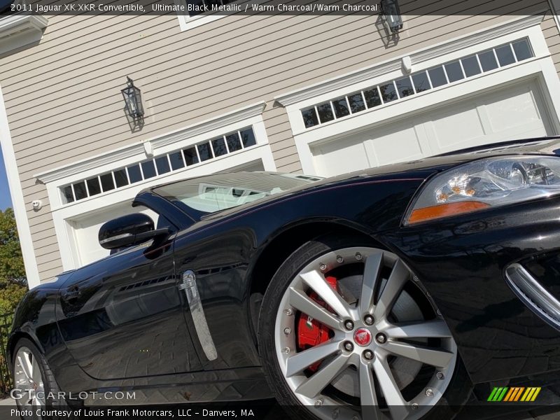 Ultimate Black Metallic / Warm Charcoal/Warm Charcoal 2011 Jaguar XK XKR Convertible