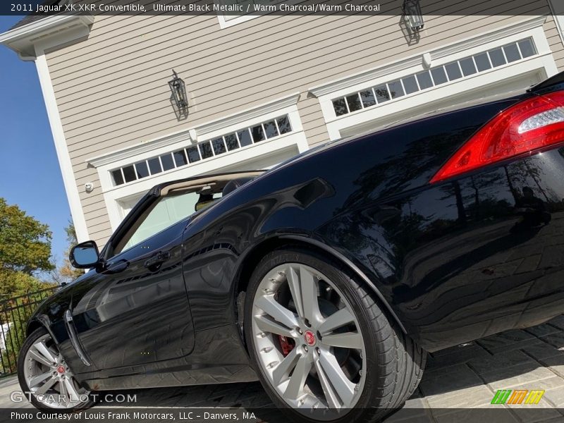 Ultimate Black Metallic / Warm Charcoal/Warm Charcoal 2011 Jaguar XK XKR Convertible