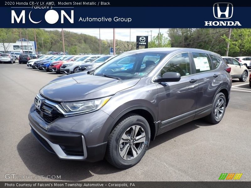 Modern Steel Metallic / Black 2020 Honda CR-V LX AWD