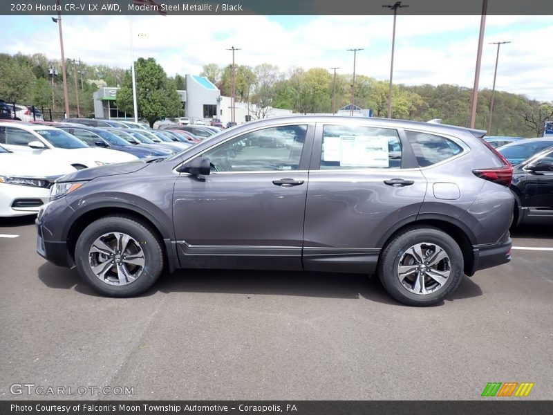 Modern Steel Metallic / Black 2020 Honda CR-V LX AWD