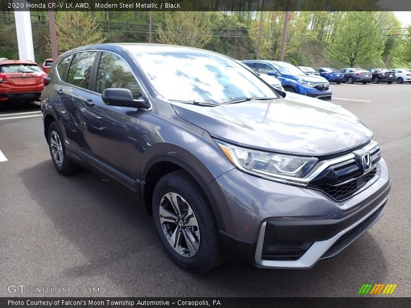 Modern Steel Metallic / Black 2020 Honda CR-V LX AWD