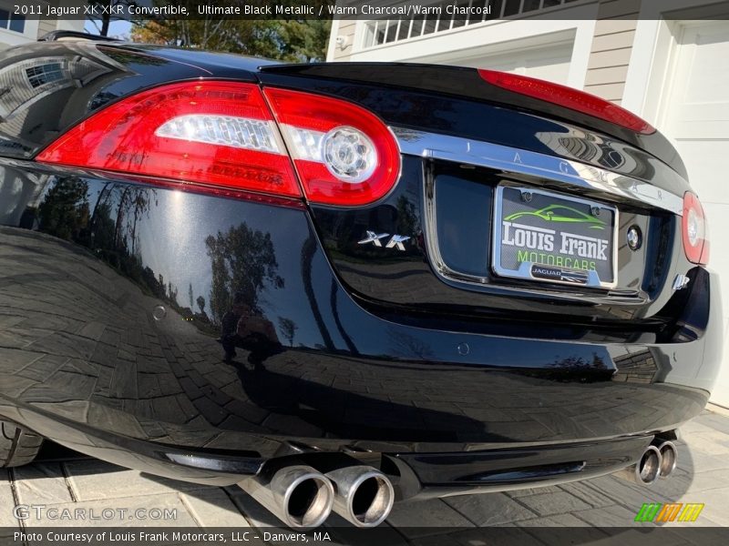 Ultimate Black Metallic / Warm Charcoal/Warm Charcoal 2011 Jaguar XK XKR Convertible