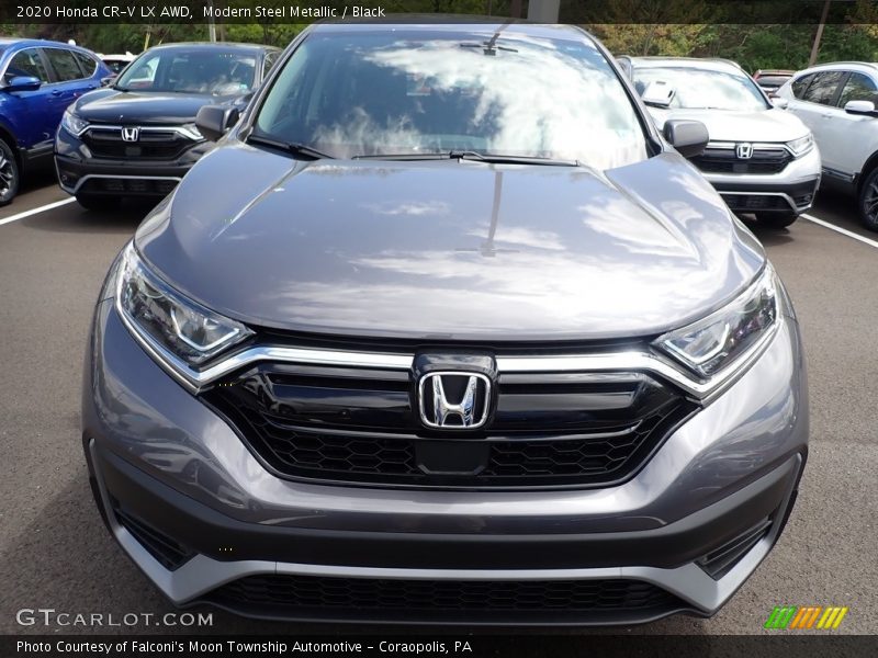 Modern Steel Metallic / Black 2020 Honda CR-V LX AWD