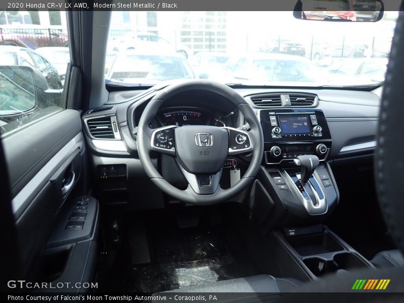 Modern Steel Metallic / Black 2020 Honda CR-V LX AWD